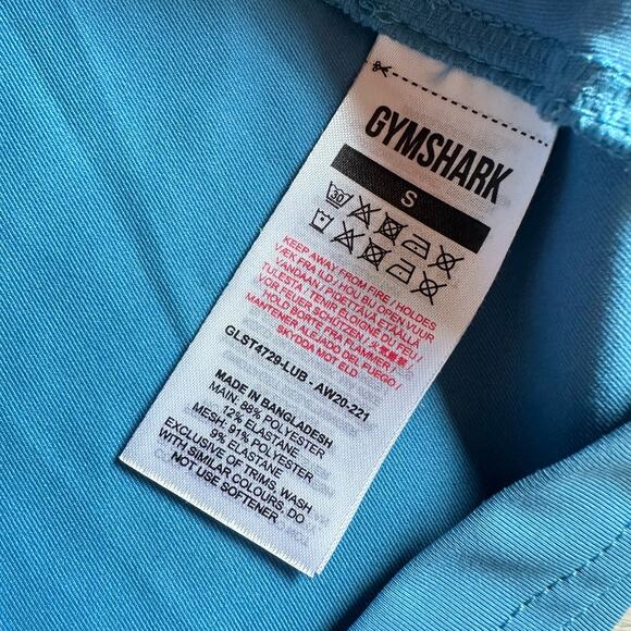 Gymshark Blue Training Tee T Shirt Short Sleeve Women's S Small - Picture 6 of 7